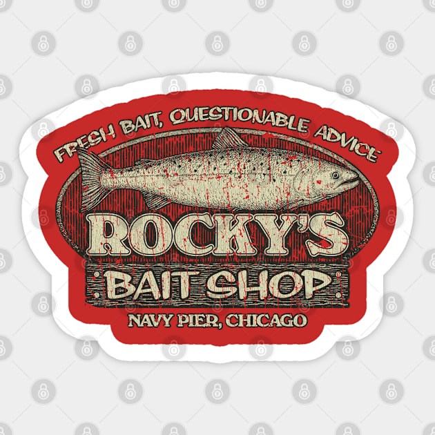 Rocky's Bait Shop Chicago 1923 Sticker by JCD666